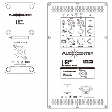 Профессиональный сабвуфер Audiocenter L83S MK2